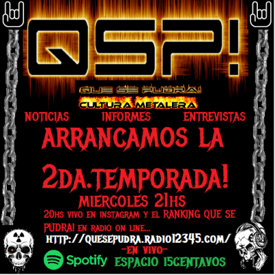 QUE SE PUDRA! miercoles 21hs